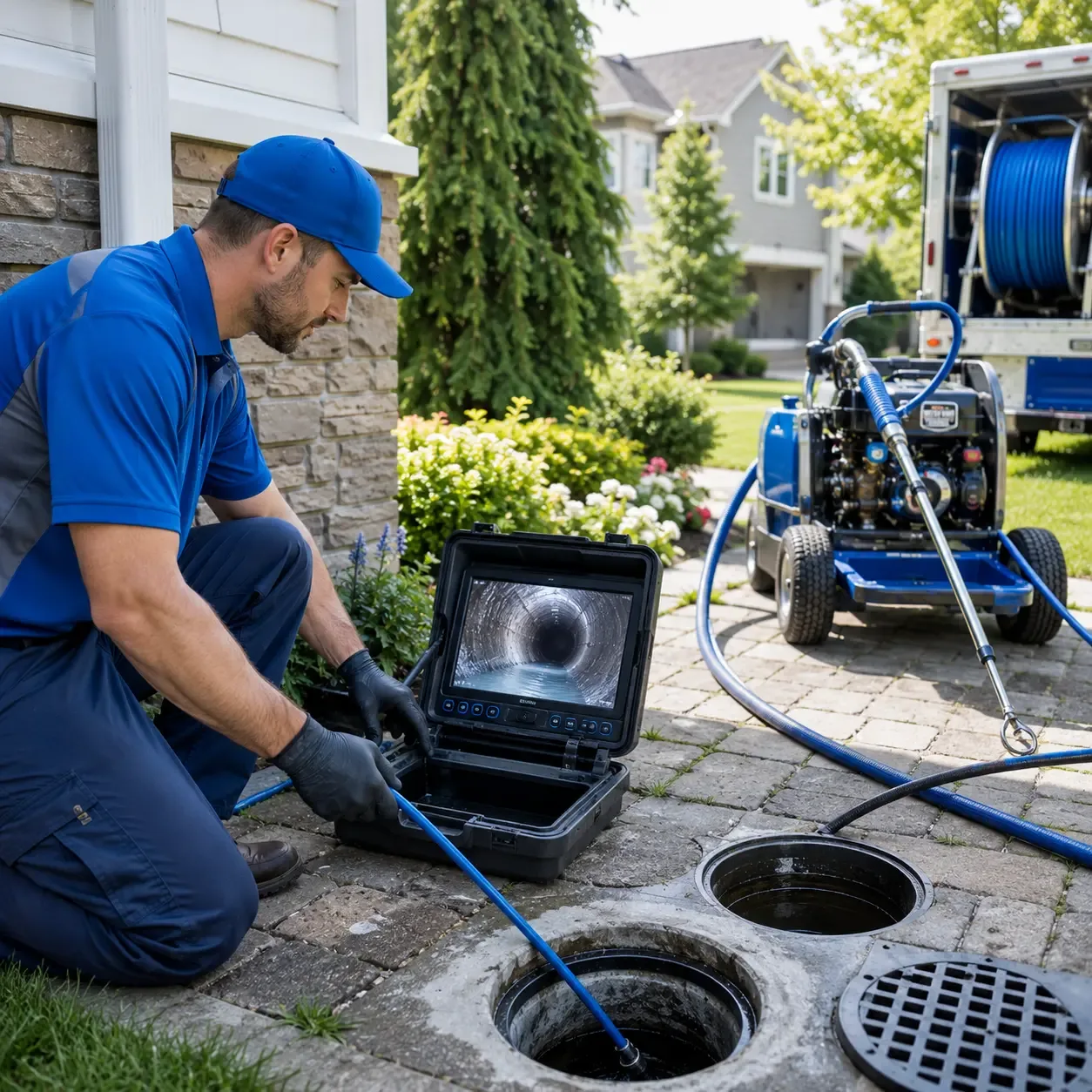 Outdoor drain cleaning professionals serving Ridgeville, IN
